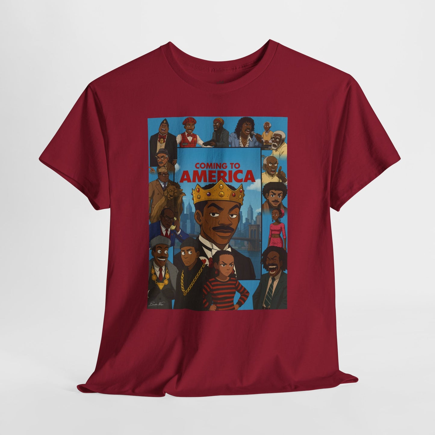 Unisex Heavy Cotton Tee - "Coming to America" Movie Tribute Shirt