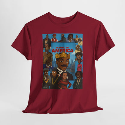 Unisex Heavy Cotton Tee - "Coming to America" Movie Tribute Shirt