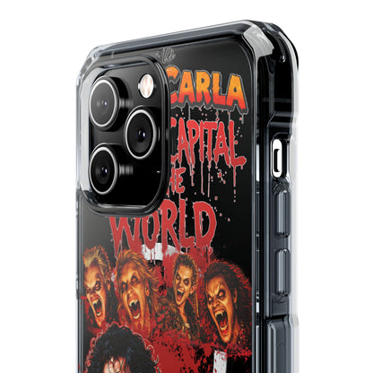 The Lost Boys Clear Magnetic Phone Case – Retro Vampire Movie Collage