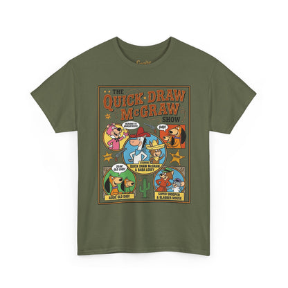 Quick Draw McGraw Retro Cartoon T‑Shirt