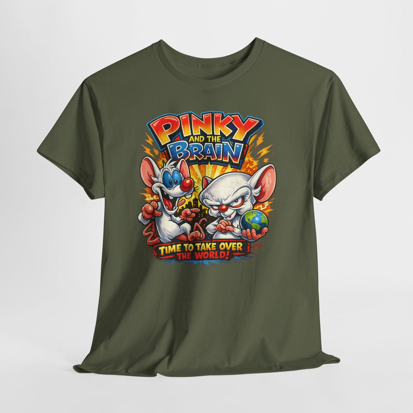 Pinky and the Brain "Time to Take Over the World" T‑Shirt