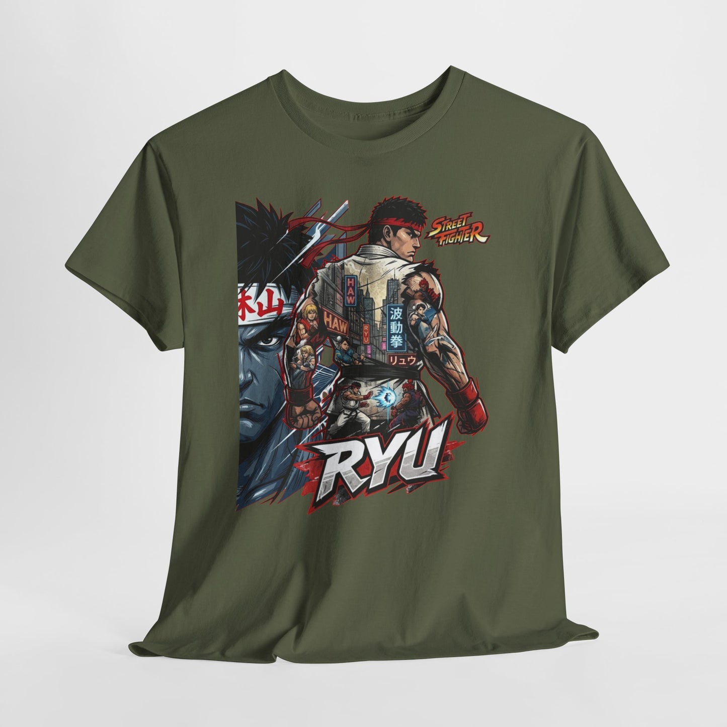 Ryu Street Fighter Graphic Tee — Vintage Fighter Art T-Shirt