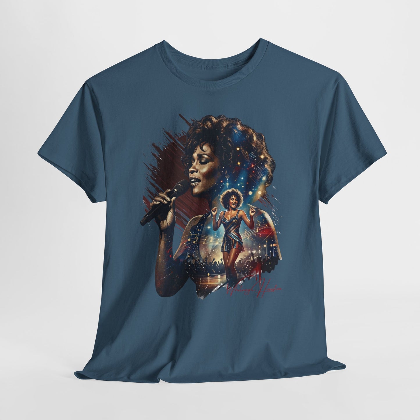 Whitney Houston Tribute Unisex Heavy Cotton Tee