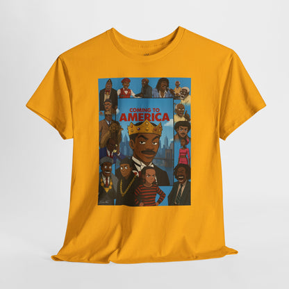 Unisex Heavy Cotton Tee - "Coming to America" Movie Tribute Shirt