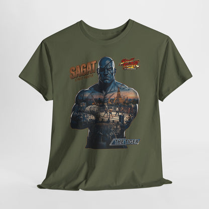 Sagat Street Fighter Graphic Tee – Vintage Fighter Poster T-Shirt