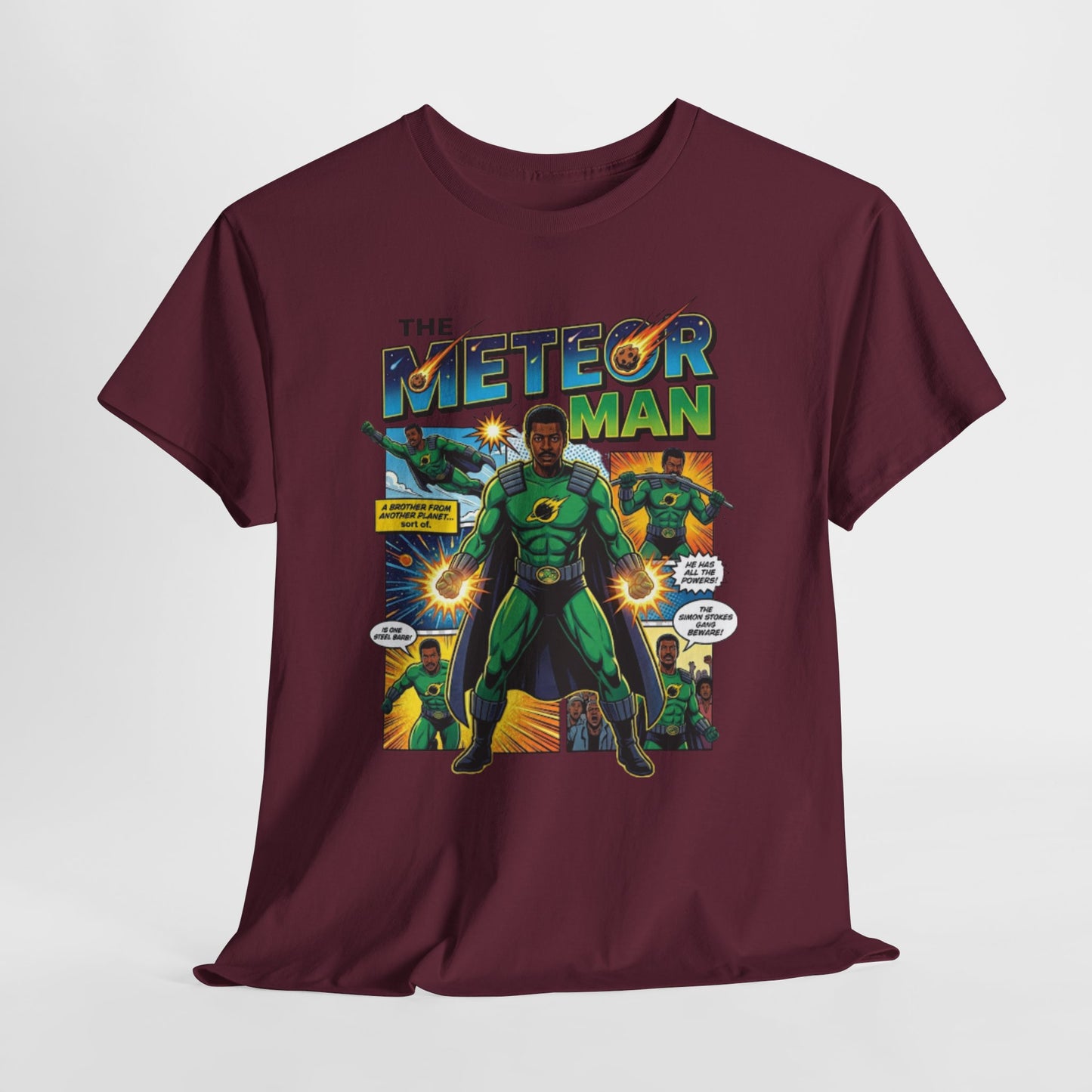 Meteor Man - Superhero Graphic Tee for Comic Fans