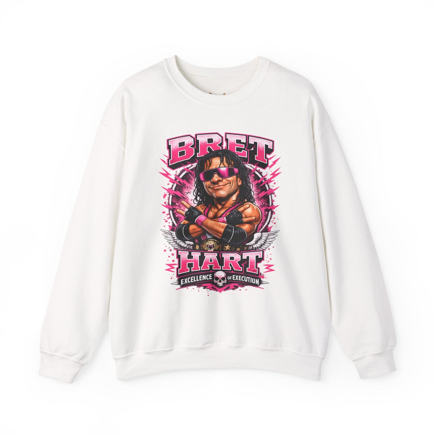 Bret Hart Crewneck Sweatshirt — "I Am The Best There Is" Retro Wrestling Pullover