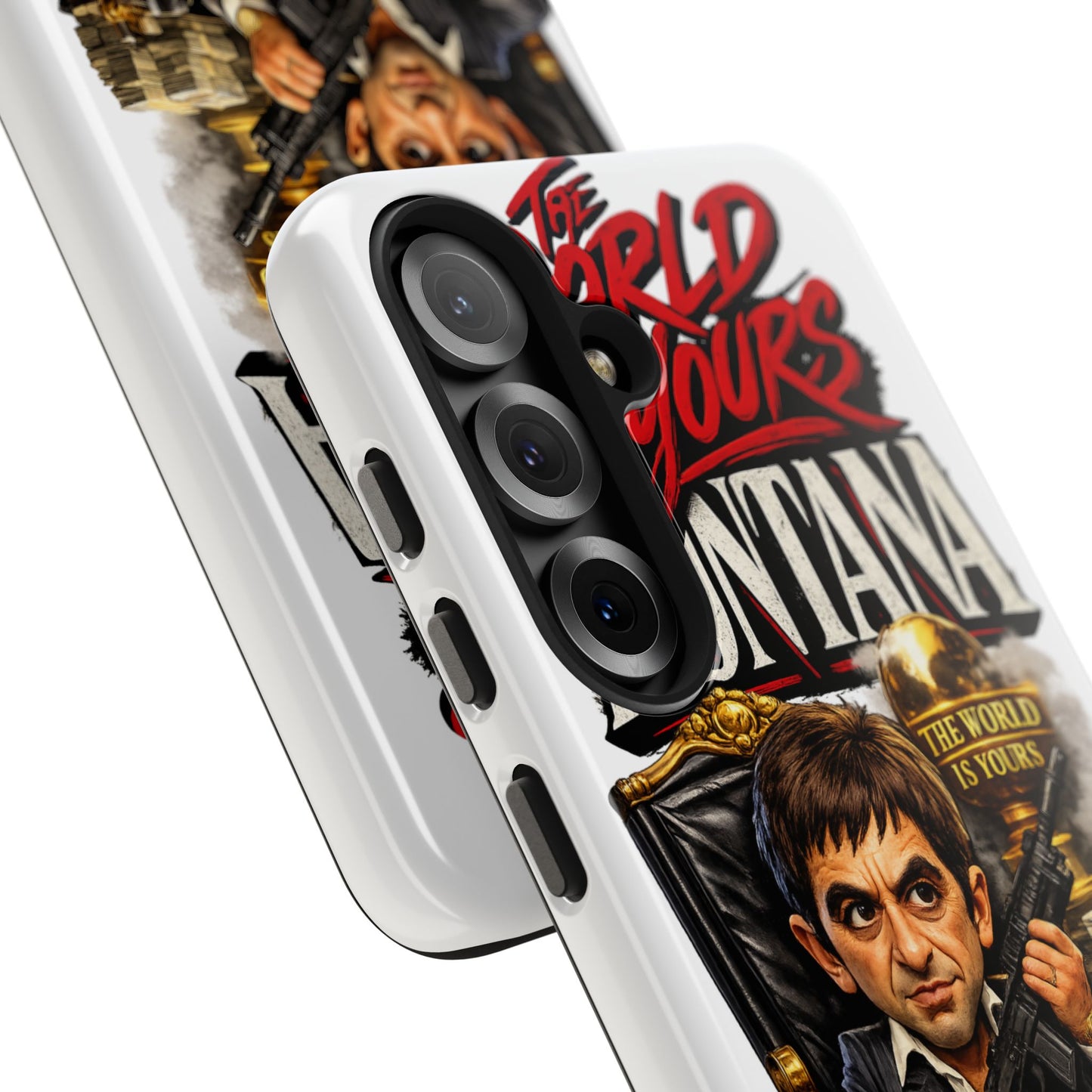 Tony Montana "The World Is Yours" Vintage Caricature Tough Phone Case
