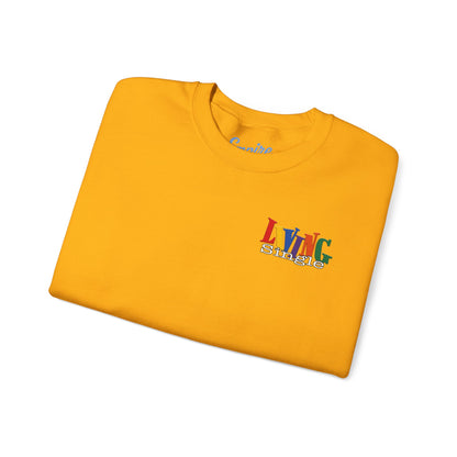 Maxine Shaw 'LIVING Single' Retro TV Sitcom Graphic Crewneck Sweatshirt