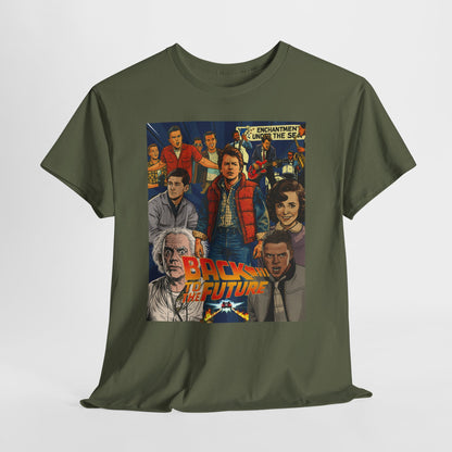 Retro Movie Graphic Tee, Nostalgic Unisex T-Shirt, Perfect for Back to the Future Fans, Casual Wear, Gift for Movie Lovers, Vintage Style