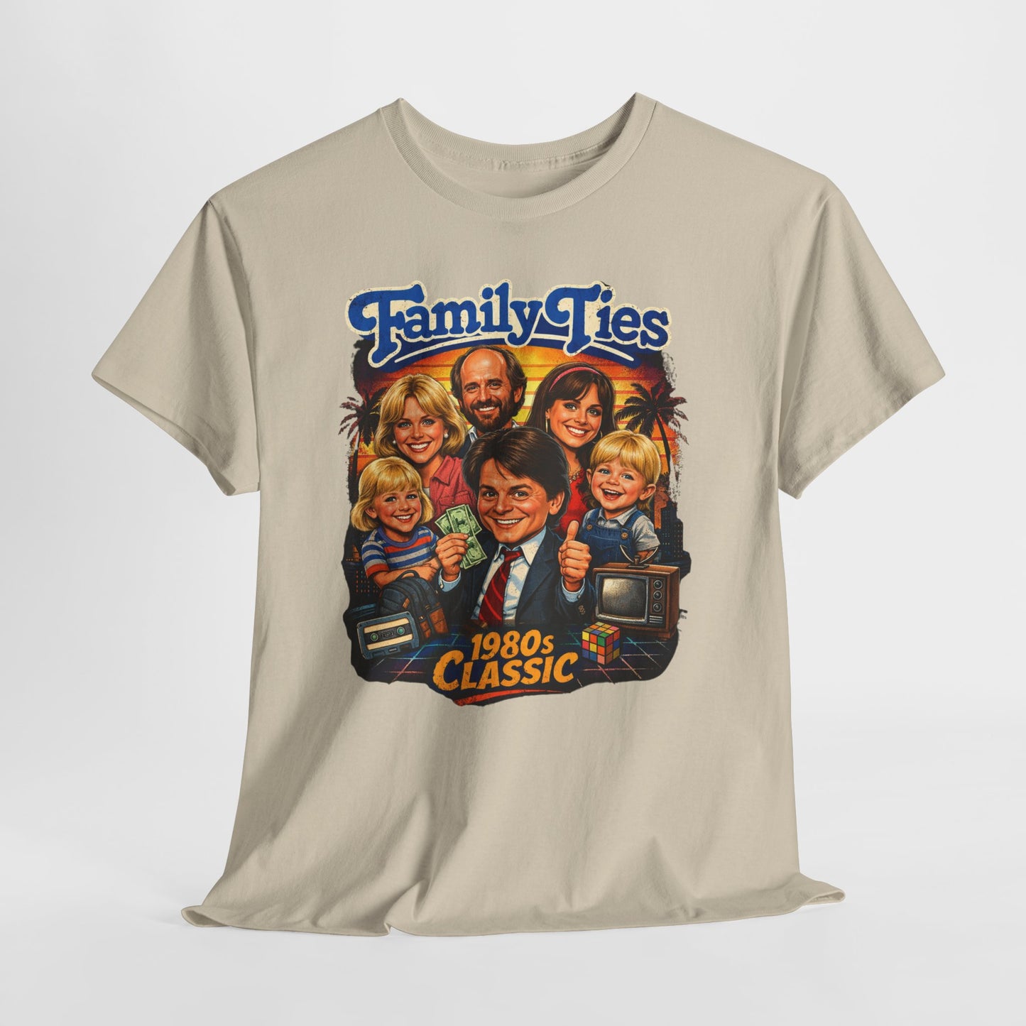Family Ties 1980s Classic Tee