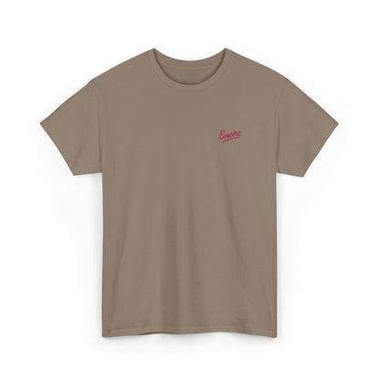 Signature Embroidered Empire Pink Chest Logo T-Shirt