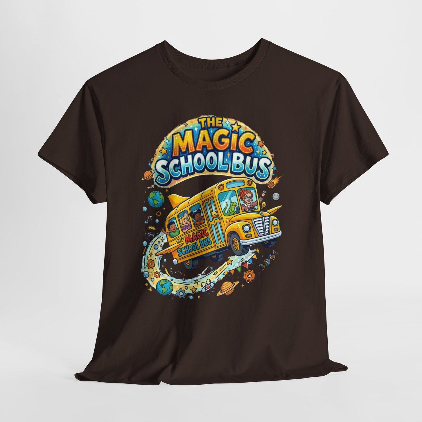 The Magic School Bus T-Shirt – Kids Retro Educational Cartoon Tee