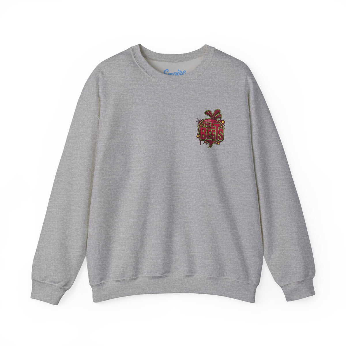 Crewneck Sweatshirt — The Beets Band Graphic (Back & Chest Logo)