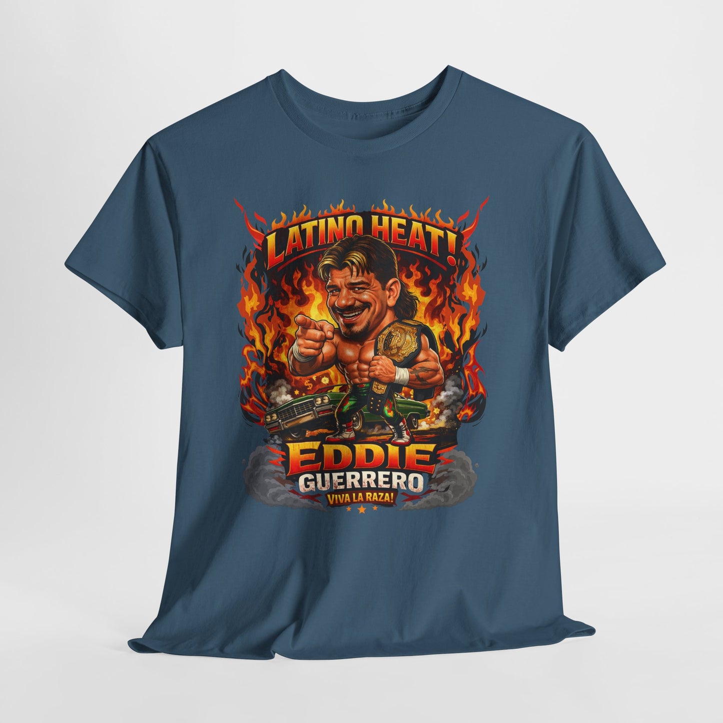 Eddie Guerrero 'Latino Heat' Graphic Tee - Wrestling Tribute Shirt