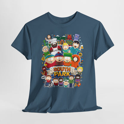 South Park Characters Graphic Tee — Cartoon TV Show Fan T-Shirt