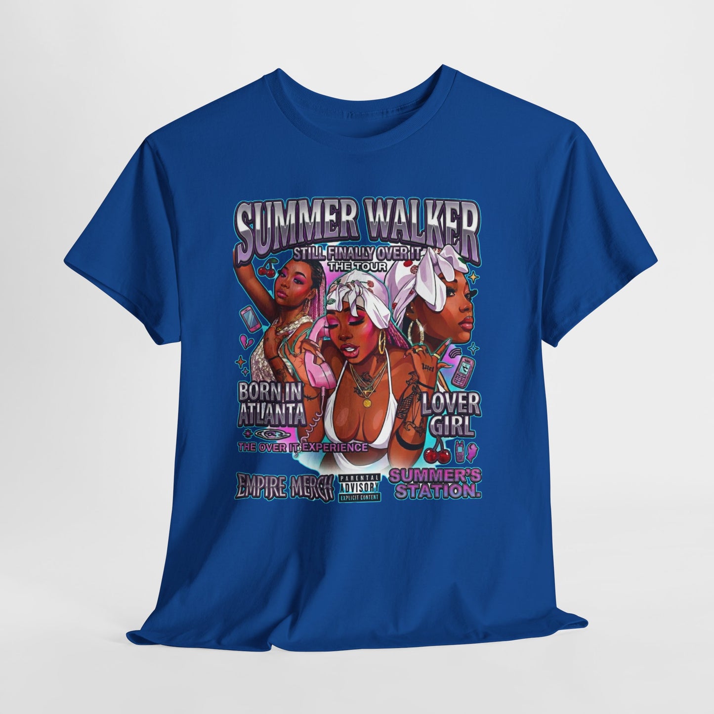 Summer Graphic Tee — "Born in Atlanta" Soulful R&B Tribute Shirt