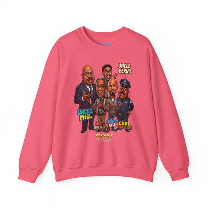 Cartoon Vintage GOAT TV Dad Crewneck Sweatshirt