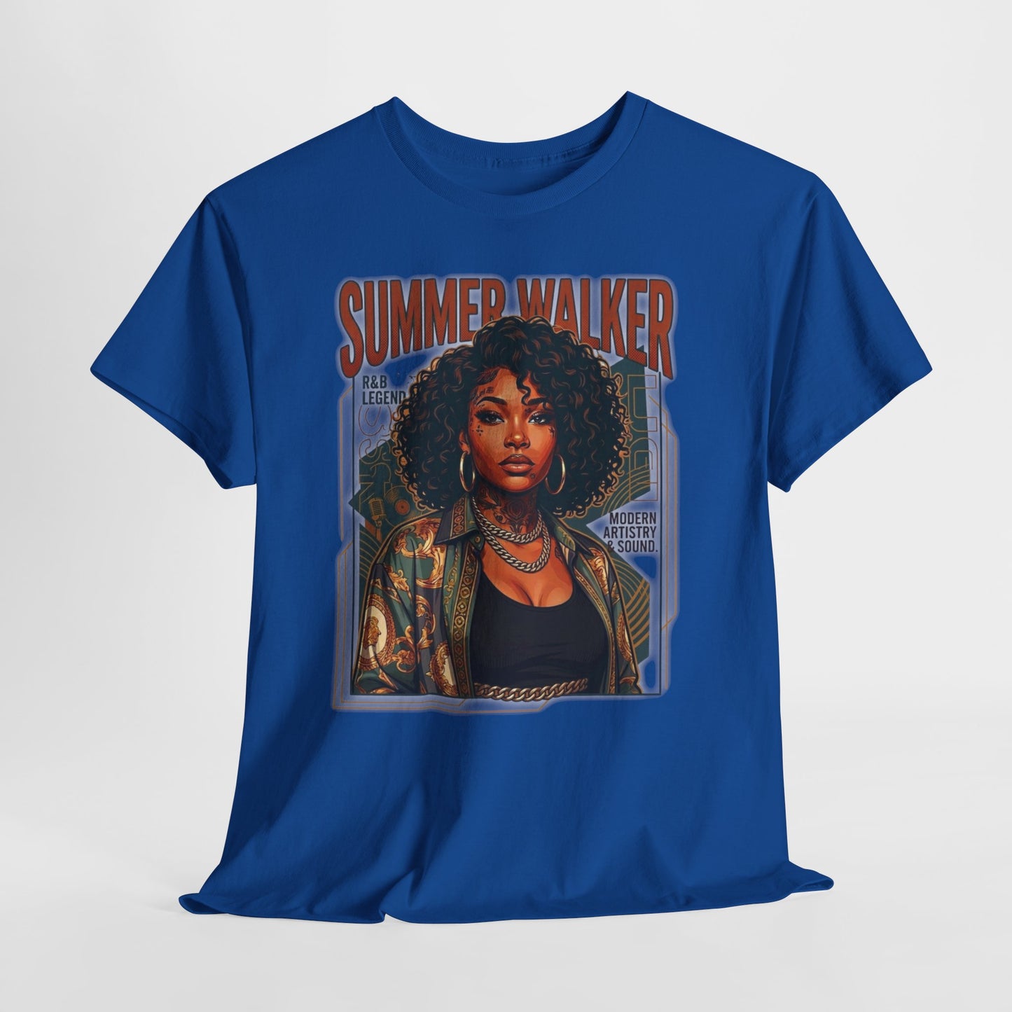 Retro Portrait Graphic Tee — "Summer Walker" Music Inspired Shirt