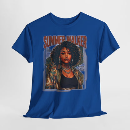 Retro Portrait Graphic Tee — "Summer Walker" Music Inspired Shirt