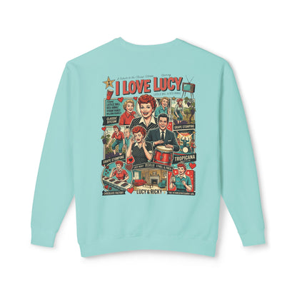 I Love Lucy Vintage Collage Sweatshirt