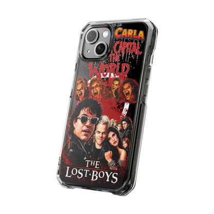 The Lost Boys Clear Magnetic Phone Case – Retro Vampire Movie Collage