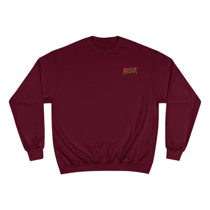 MJ Thriller Graphic Sweatshirt — Retro Zombie Dance Crew Back Print