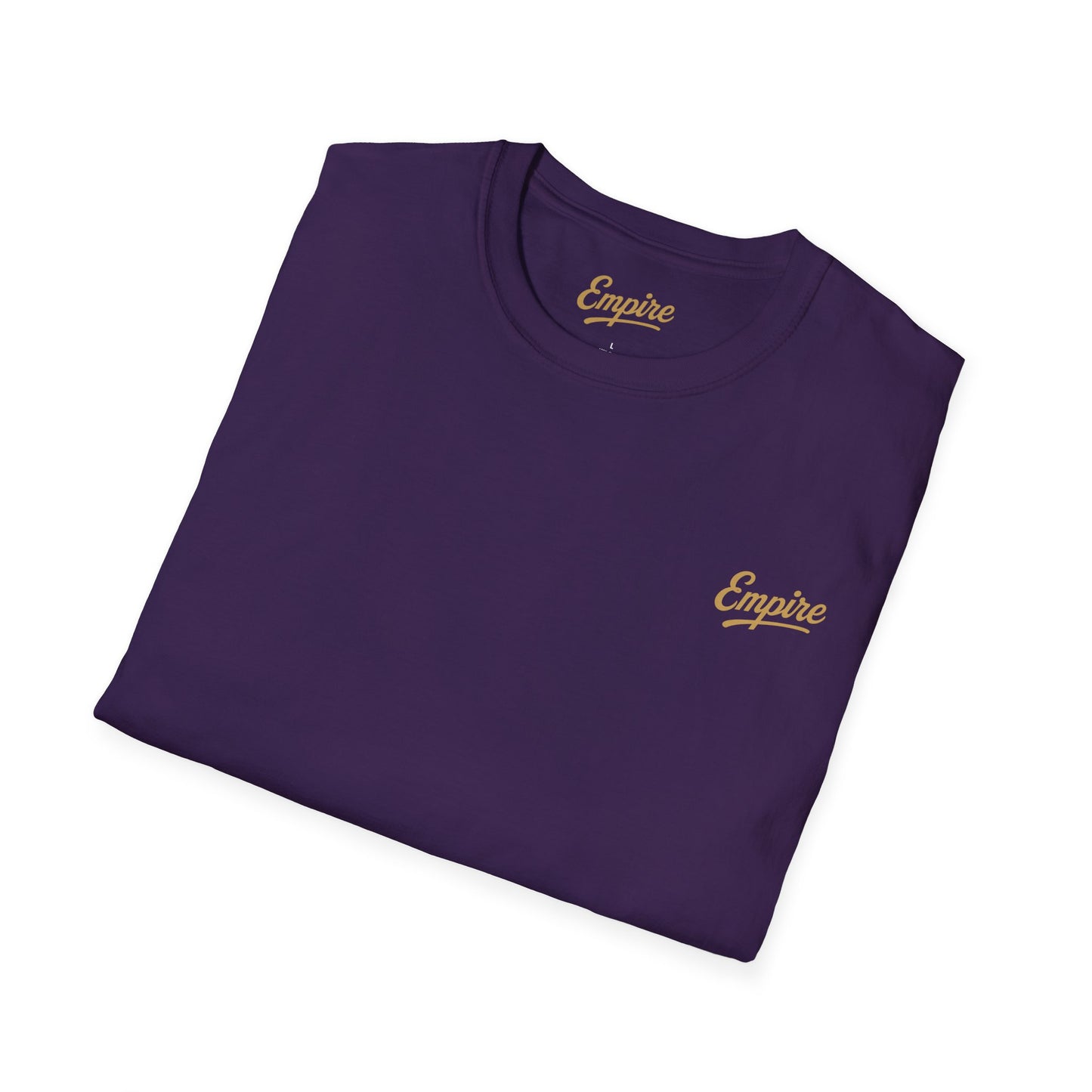 Softstyle Gold 'Empire' Logo T-Shirt