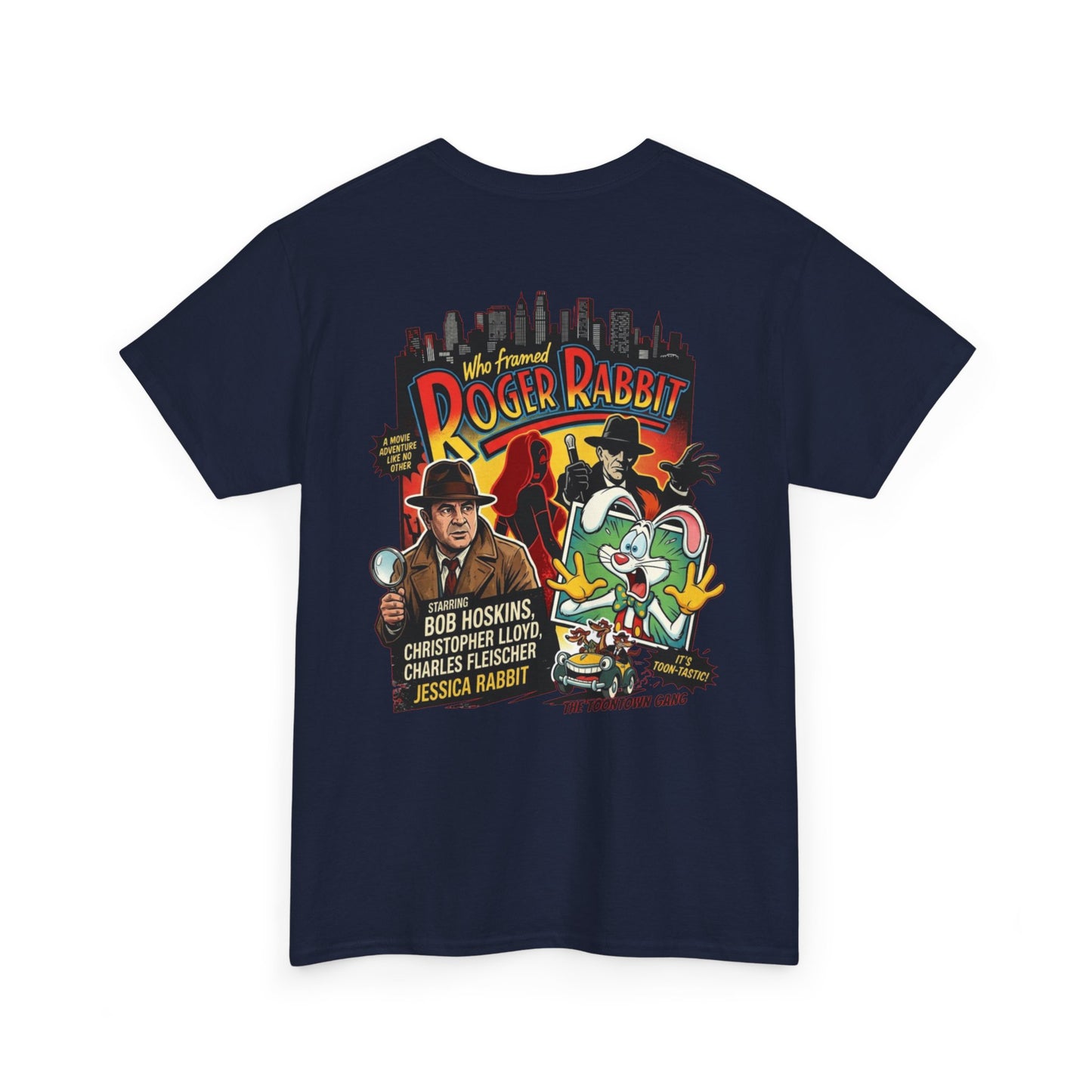 Who Framed Roger Rabbit Poster Tee — Retro Movie Graphic T-Shirt