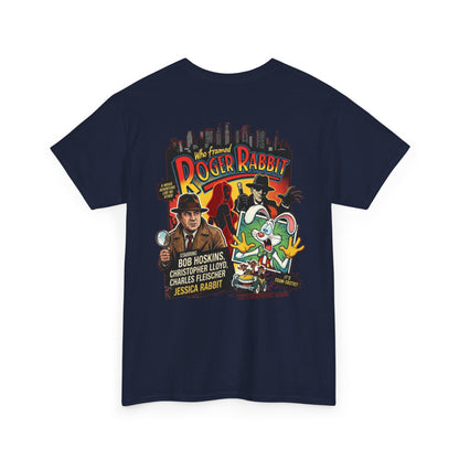 Who Framed Roger Rabbit Poster Tee — Retro Movie Graphic T-Shirt