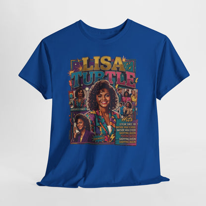 Lisa Turtle Retro 90s Sitcom Tee — Saved by the Bell Graphic T-Shirt