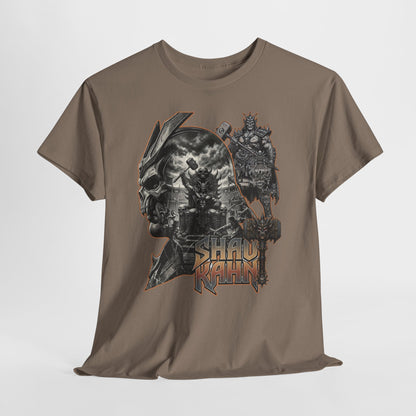 Shao Khan Graphic Tee — Vintage Feudal Japan Warrior Design