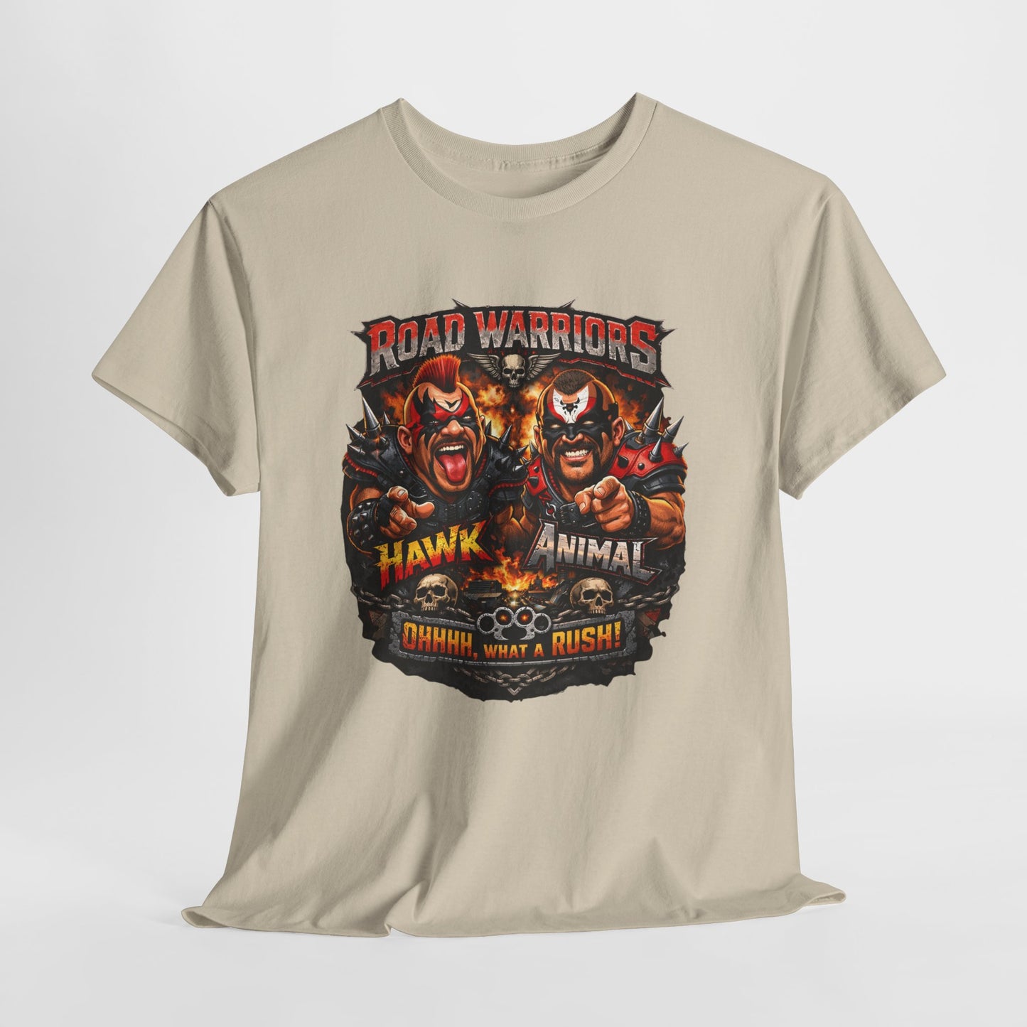 Road Warriors "Hawk & Animal" Vintage Wrestling Tee