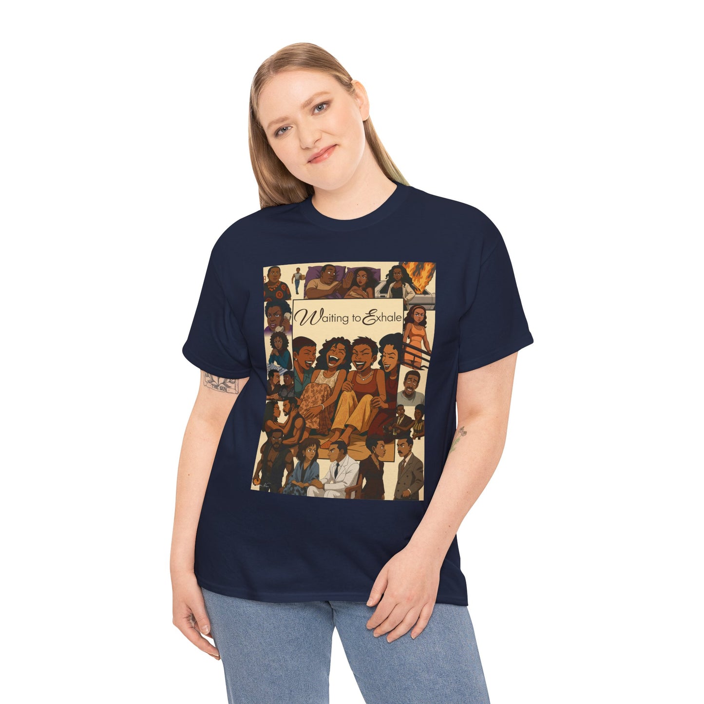 Waiting to Exhale Graphic Unisex Heavy Cotton Tee - Vintage Inspired Apparel for Movie Lovers
