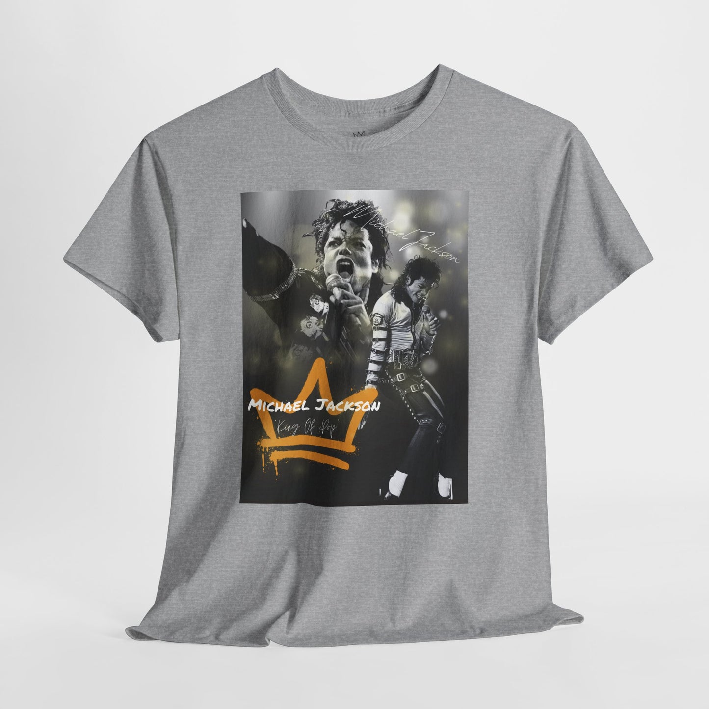 Michael Jackson Graphic Unisex Heavy Cotton Tee - Vintage Style Music Apparel