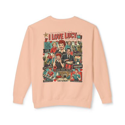 I Love Lucy Vintage Collage Sweatshirt