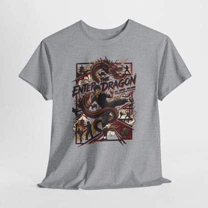 Enter the Dragon Graphic Tee - Vintage Martial Arts Dragon T-Shirt