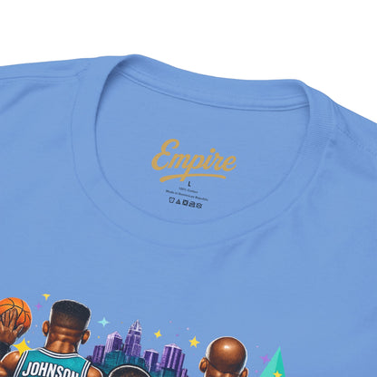 Charlotte Hornets Basketball T-Shirt — Team Player Caricature Tee