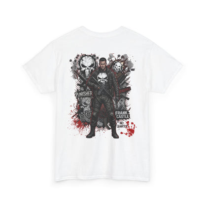 Punisher Graphic Tee — Frank Castle Skull Art Backprint