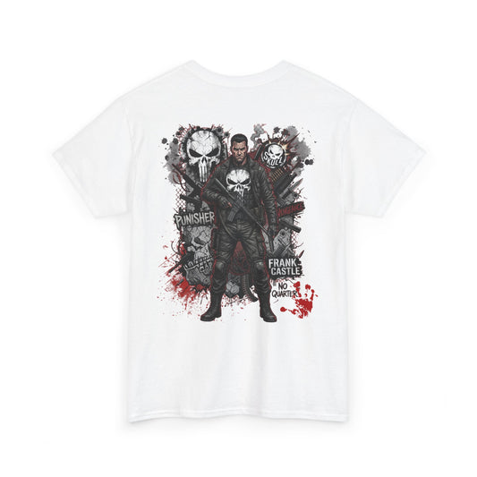 Punisher Graphic Tee — Frank Castle Skull Art Backprint