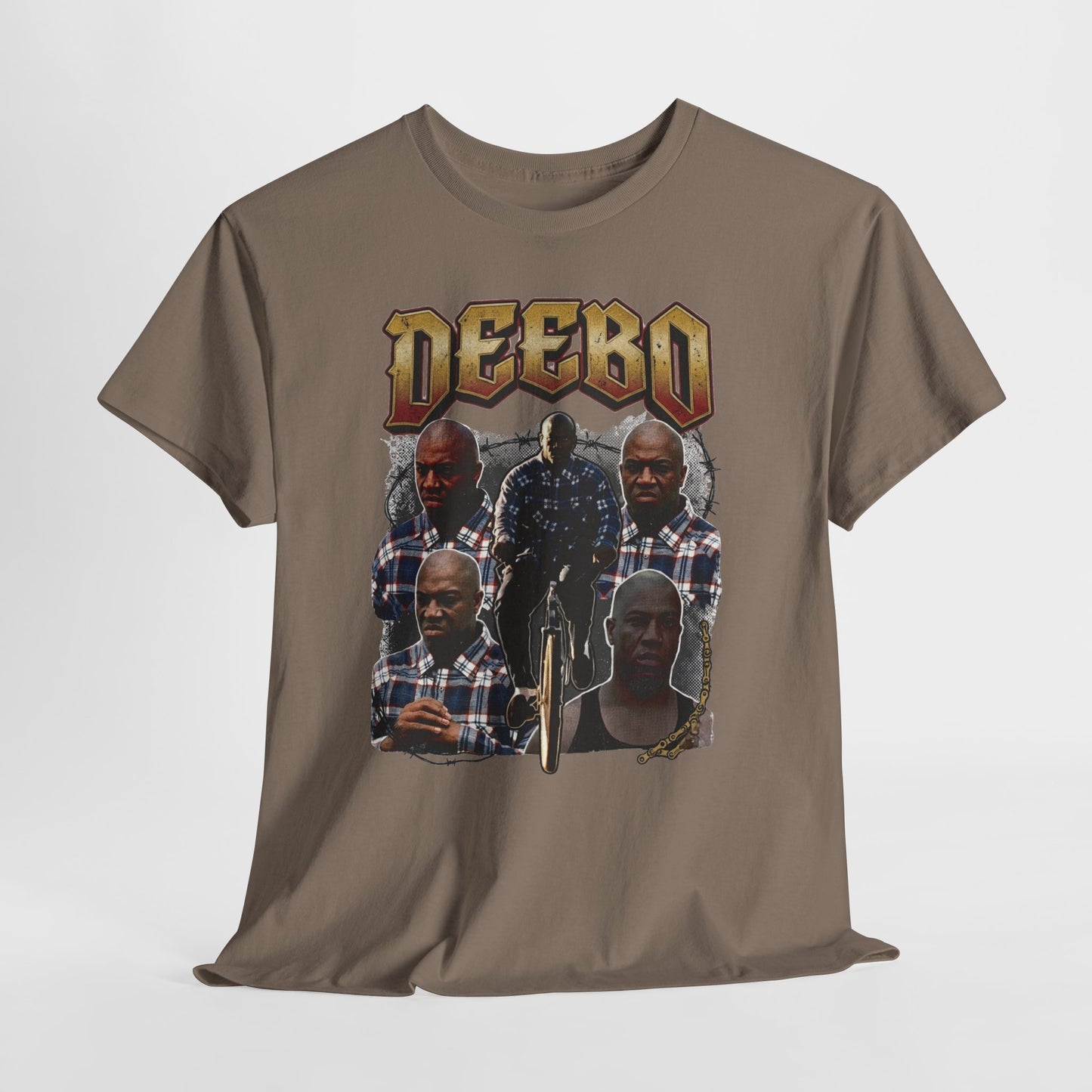 Deebo Graphic Tee — Vintage Style Movie Character Collage