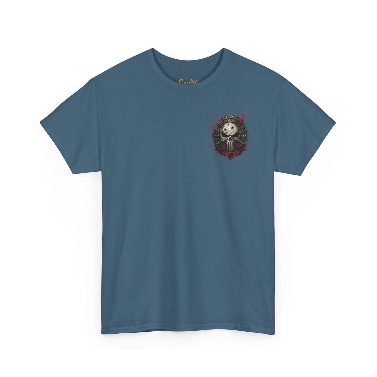 Punisher Graphic Tee — Frank Castle Skull Art Backprint