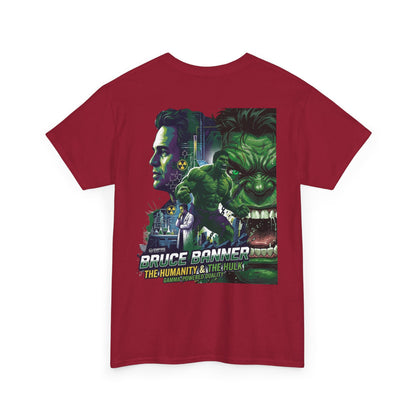 Hulk Graphic Tee — Bruce Banner Movie Poster Back Print