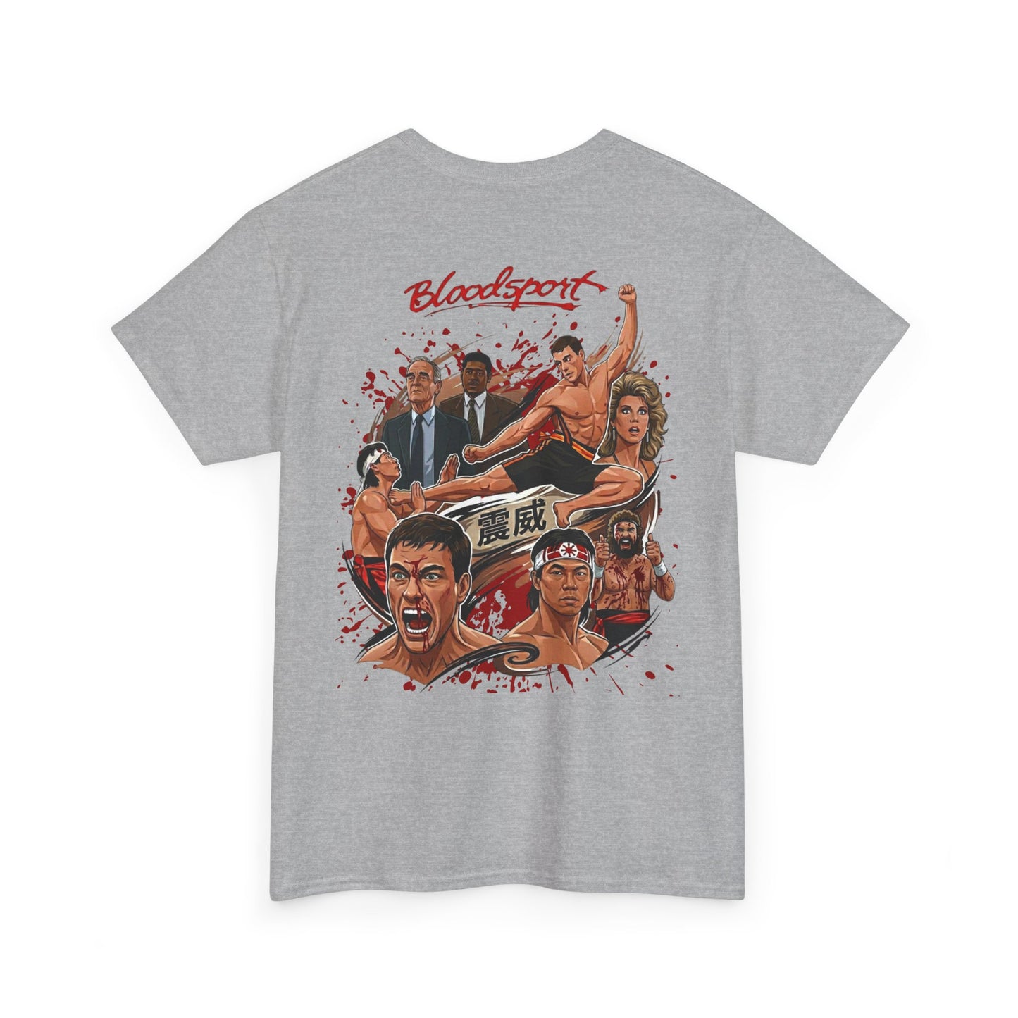 Bloodsport Movie Poster Tee — Retro Martial Arts Graphic T‑Shirt