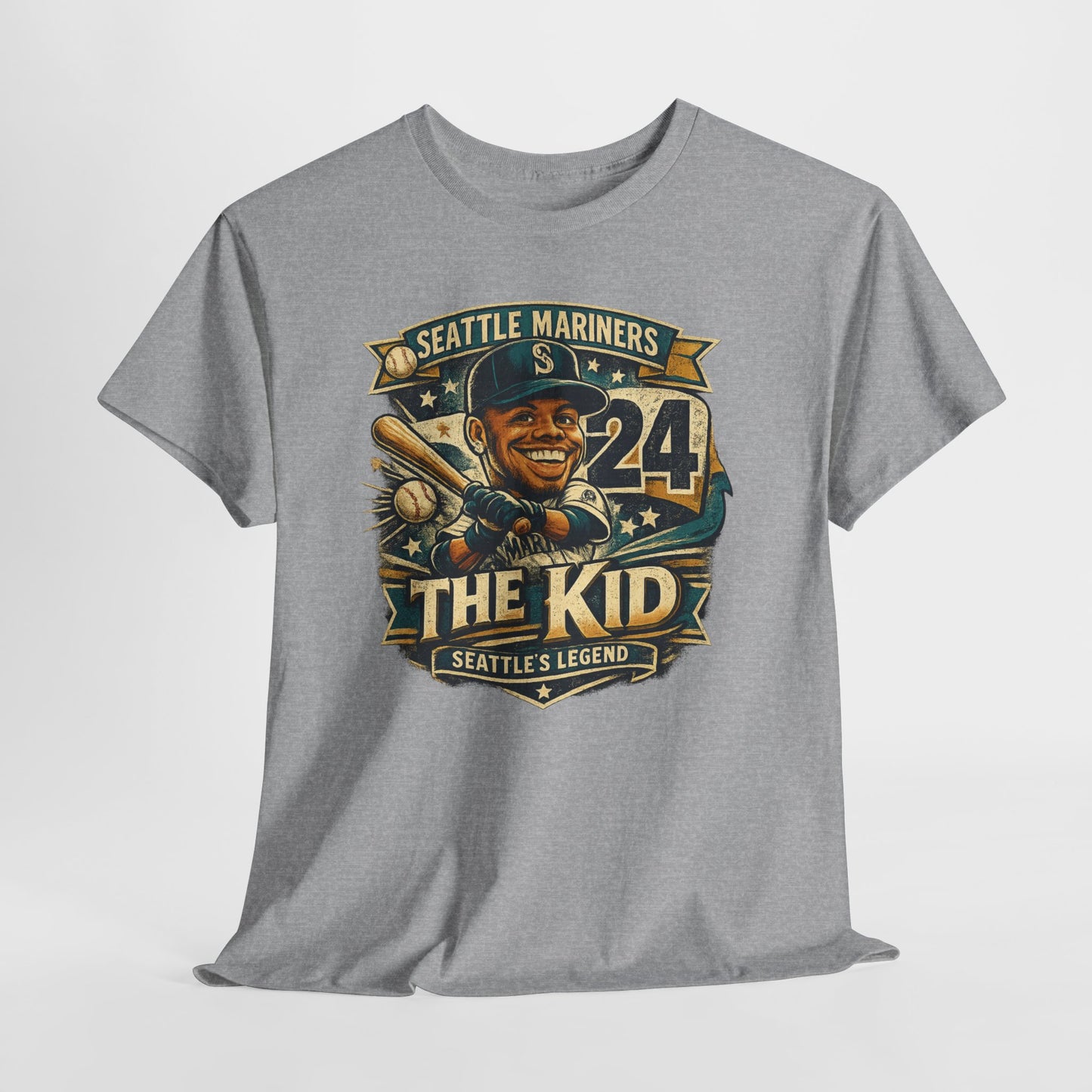 Griffey Jr. "The Kid" - Vintage Baseball Graphic T-Shirt