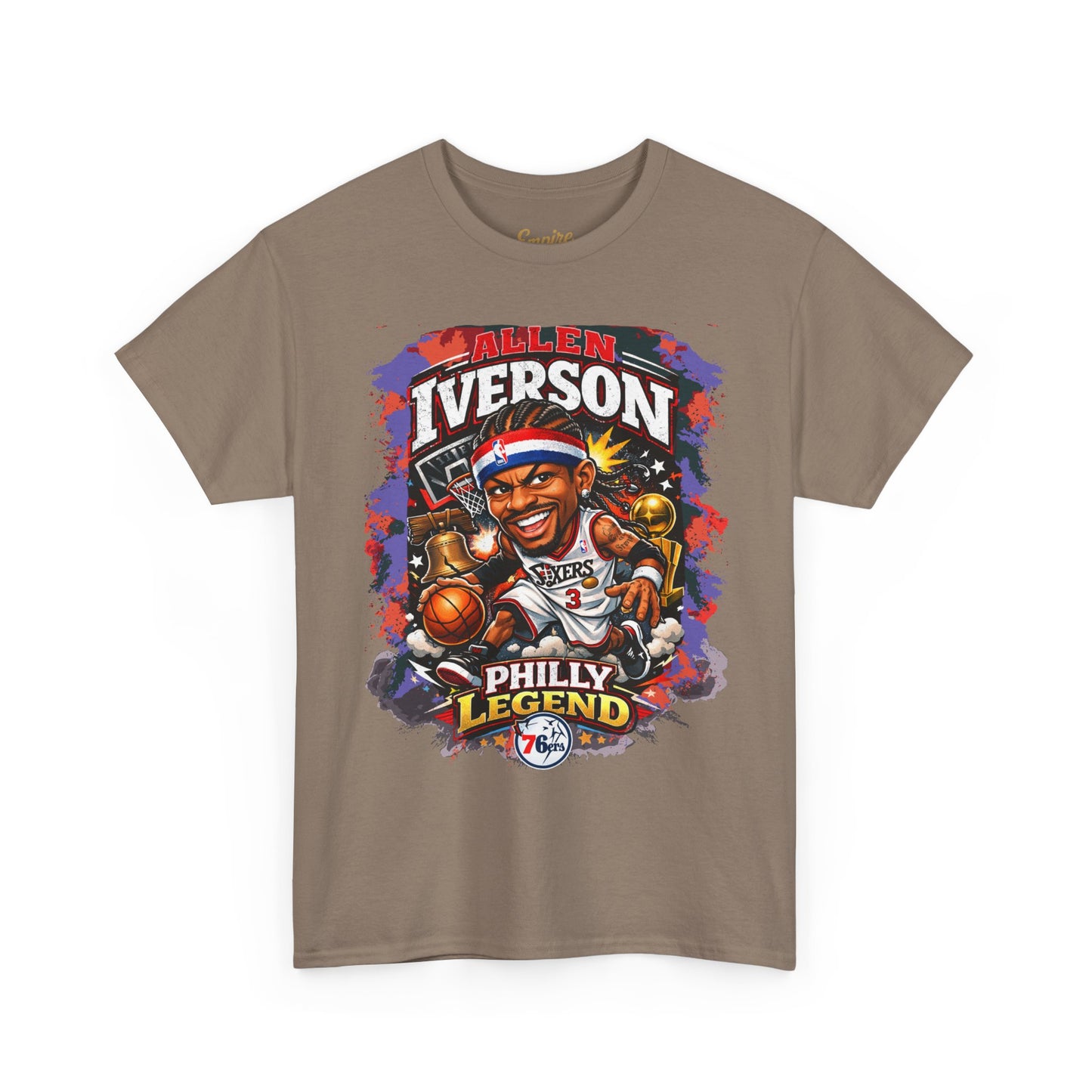 Philly Legend Basketball Tee — Iverson Retro Graphic Shirt