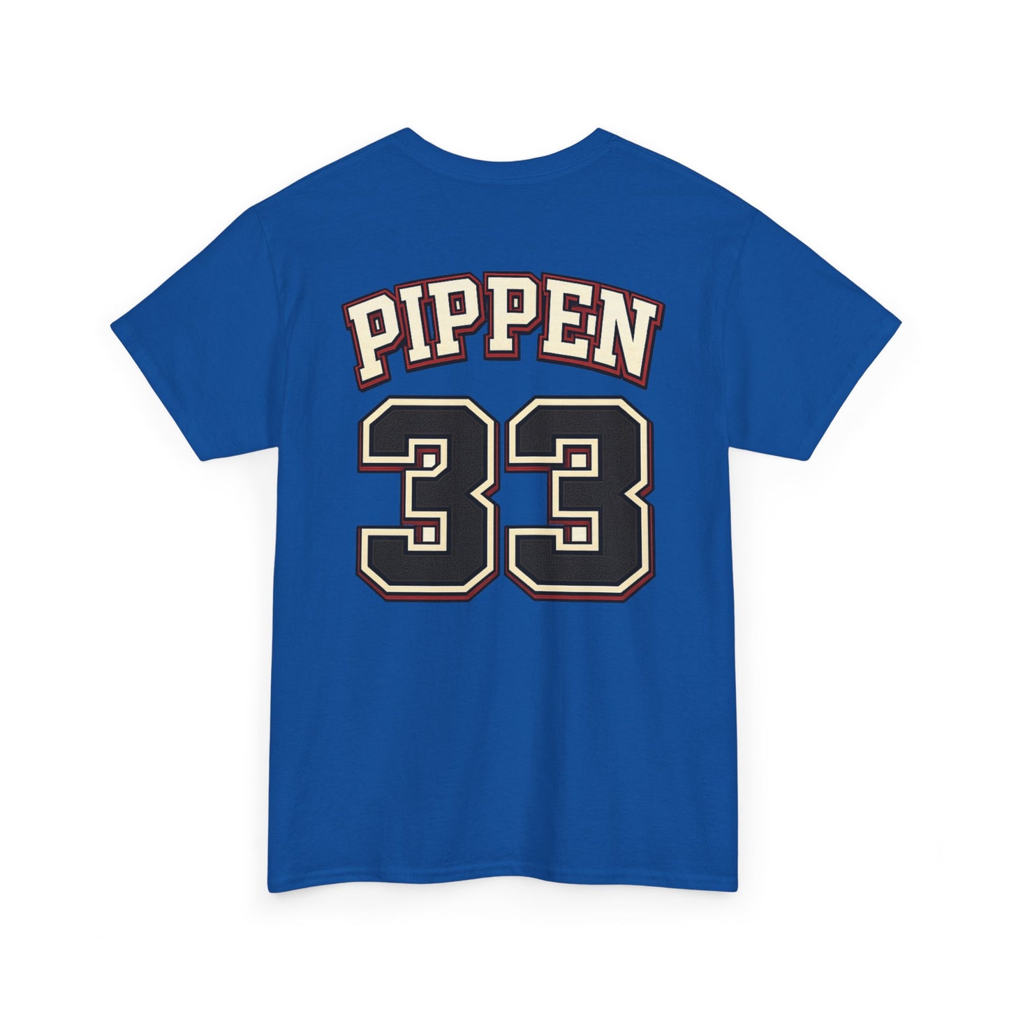Pippen #33 Basketball Tee — Retro Chicago Bulls Scott Pippen Jersey Shirt
