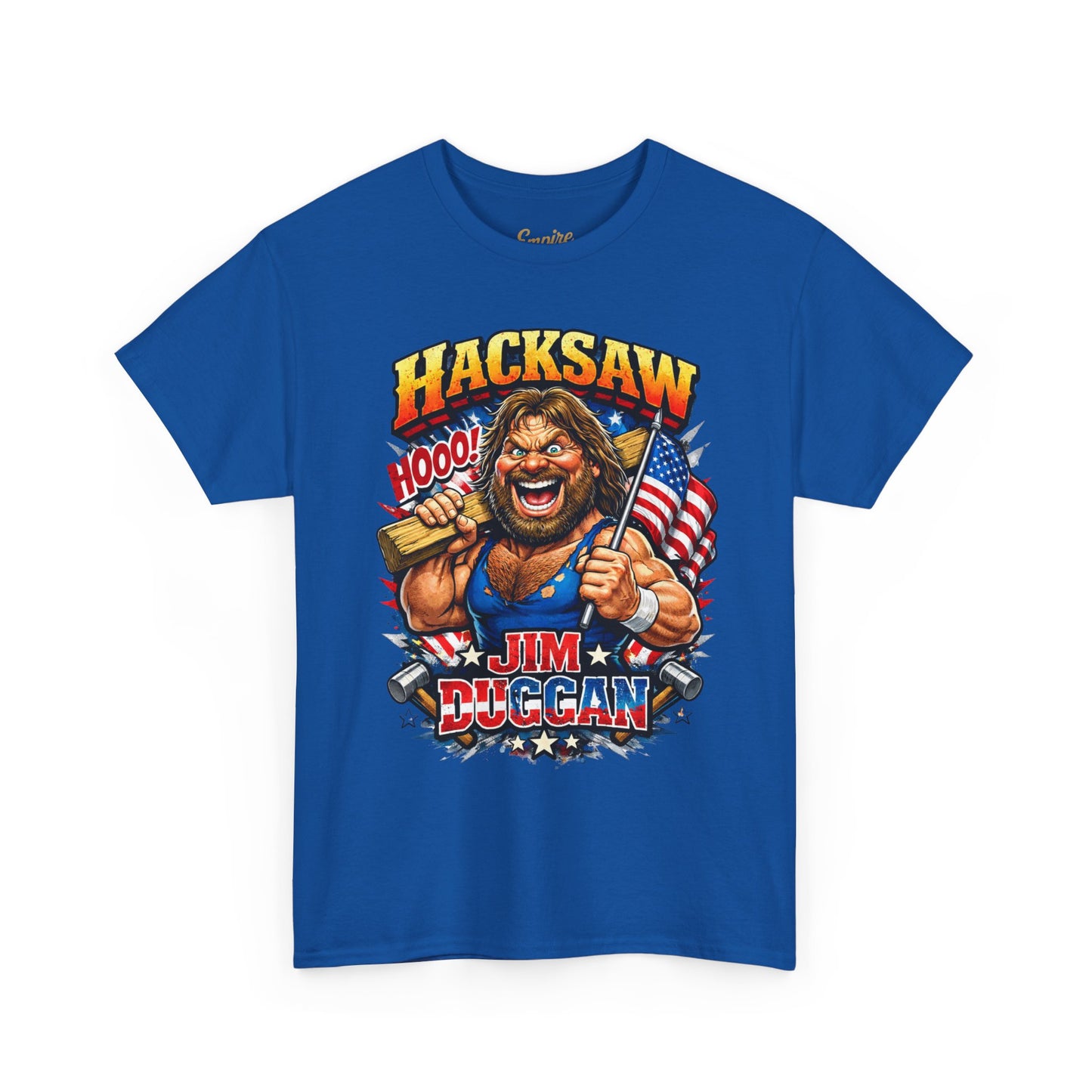 Jim Duggan “Hacksaw” Graphic Tee – Retro Wrestling Fan Shirt