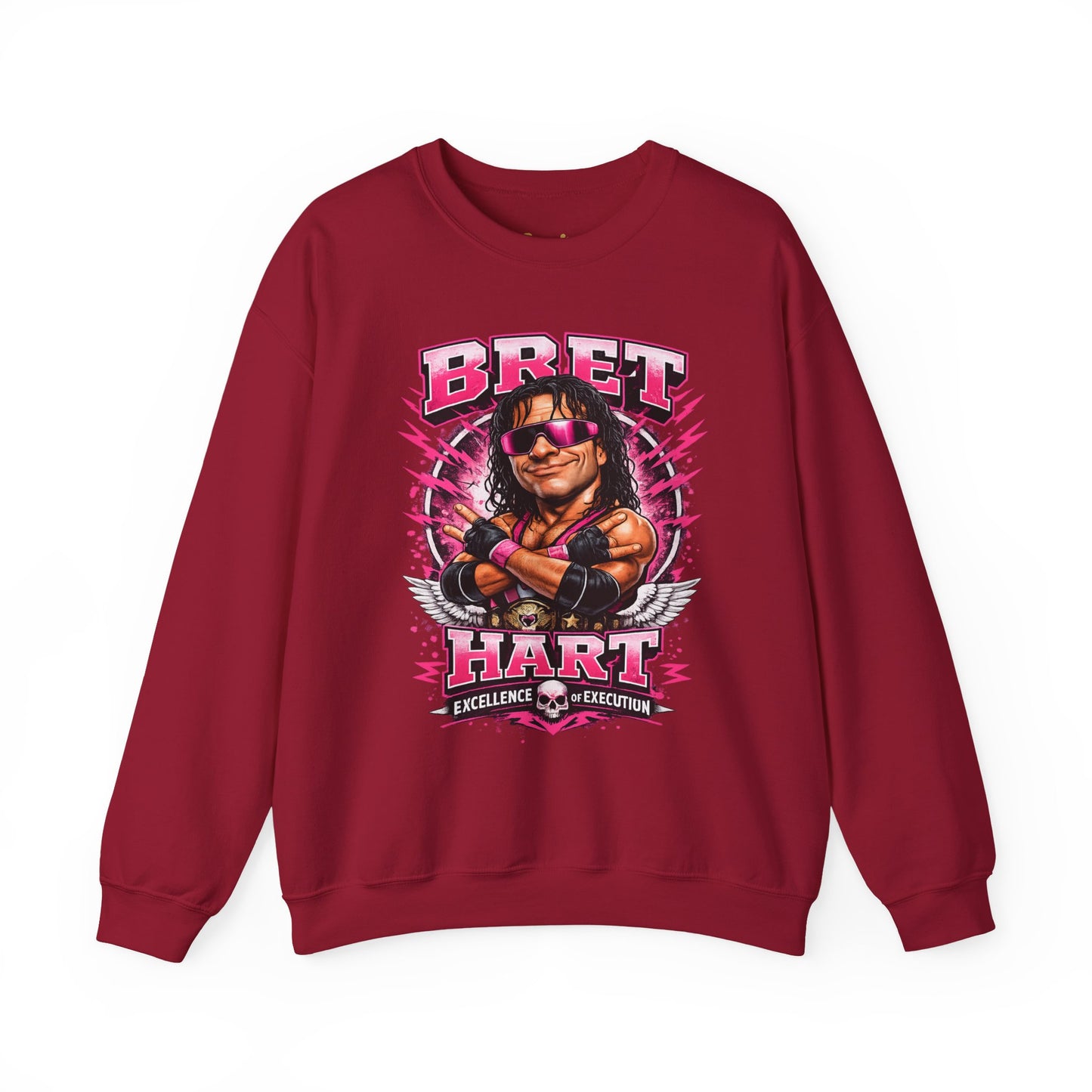 Bret Hart Crewneck Sweatshirt — "I Am The Best There Is" Retro Wrestling Pullover