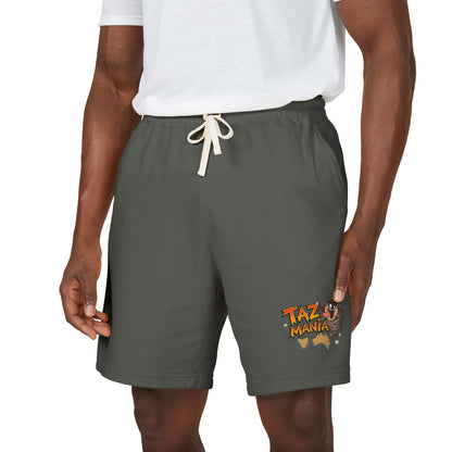 Fleece Sweat Shorts with 'TAZ-MANIA' Vintage Graphic